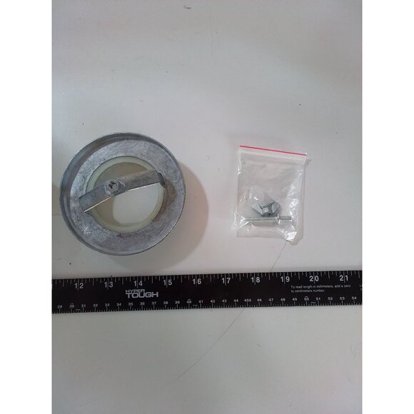 Chrome Air Cleaner Filter Filter 4" x 2" assembly for carburetor W/ 2 5/8" 2 5/1 - Picture 4 of 9